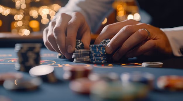 Casino Hold'em hole cards dealt on indobali